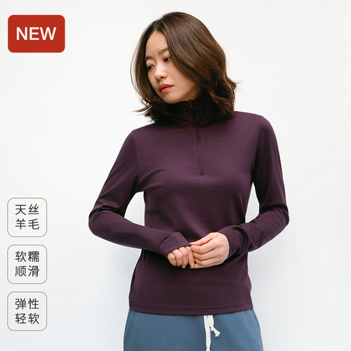 DOVERIST 品牌调性系列 长袖半拉链套头衫