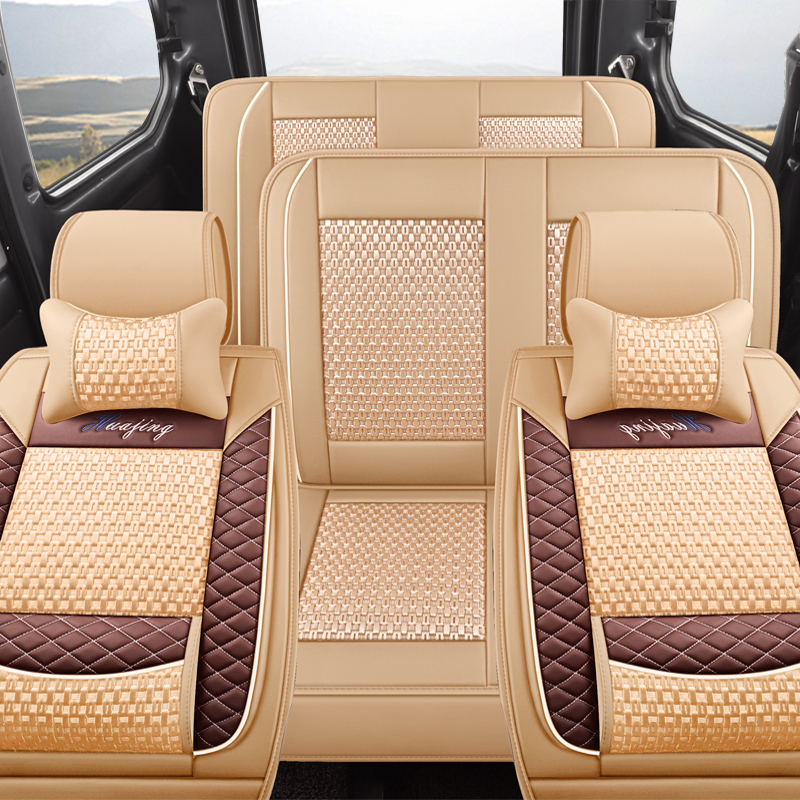 21款新五菱宏光V座套全包围7座荣光S长安欧诺欧尚X70A四季冰丝垫