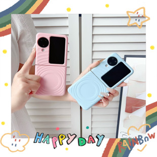 适用oppofindn3flip手机壳findn2flip新款磁吸肤感折叠屏保护套波漾纹全包n3filp防摔超薄高级感男士女款外壳