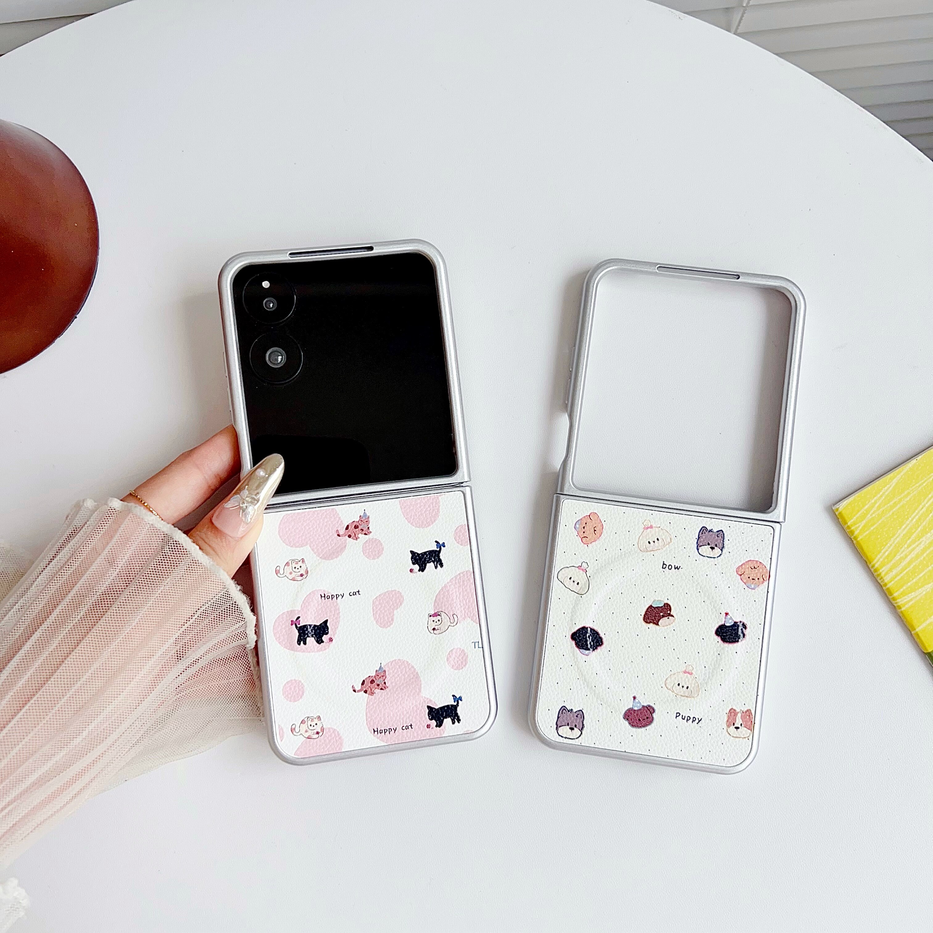 适用新品小米mixflip手机壳新款小折叠屏磁吸全包防摔小米mixflip2保护套保护简约卡通萌宠折叠壳女壳个性