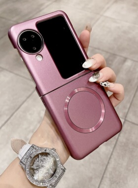 适用OPPOFindN3Flip手机壳oppo find n2filp折叠屏超薄电镀金属漆外壳全包防摔5G男女磁吸无线充限量高级硬