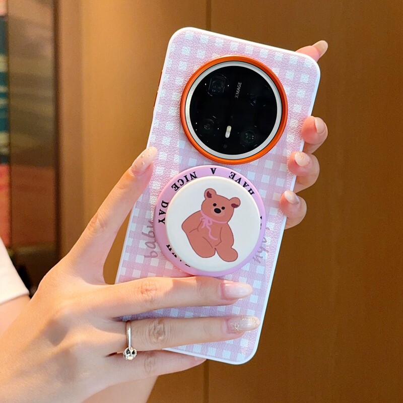 适用华为mate70手机壳新款Mate60pro+全包外壳mate70pro磁吸保护套带支架5g简约时尚粉女款MATE60小众爆款ins