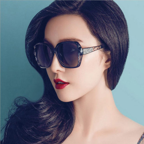 英系coss koko欧美时尚潮人太阳镜 复古大框女士太阳眼镜墨镜