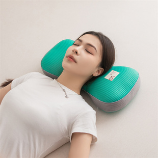 呵护圆柱荞麦护颈枕天然荞麦无异味舒适枕头护颈椎助睡眠枕头