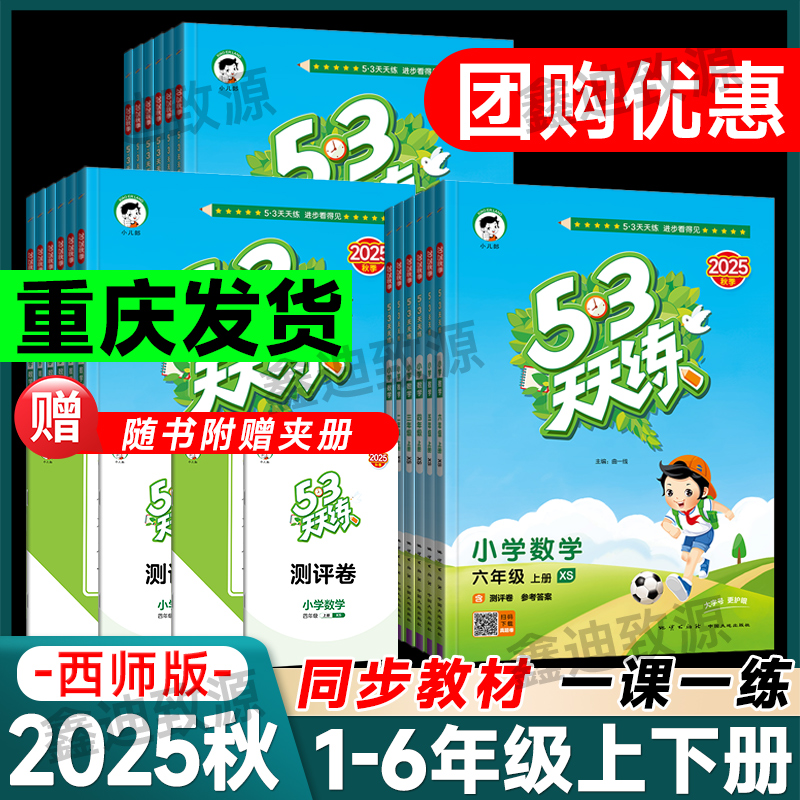 重庆发货】53天天练西师版