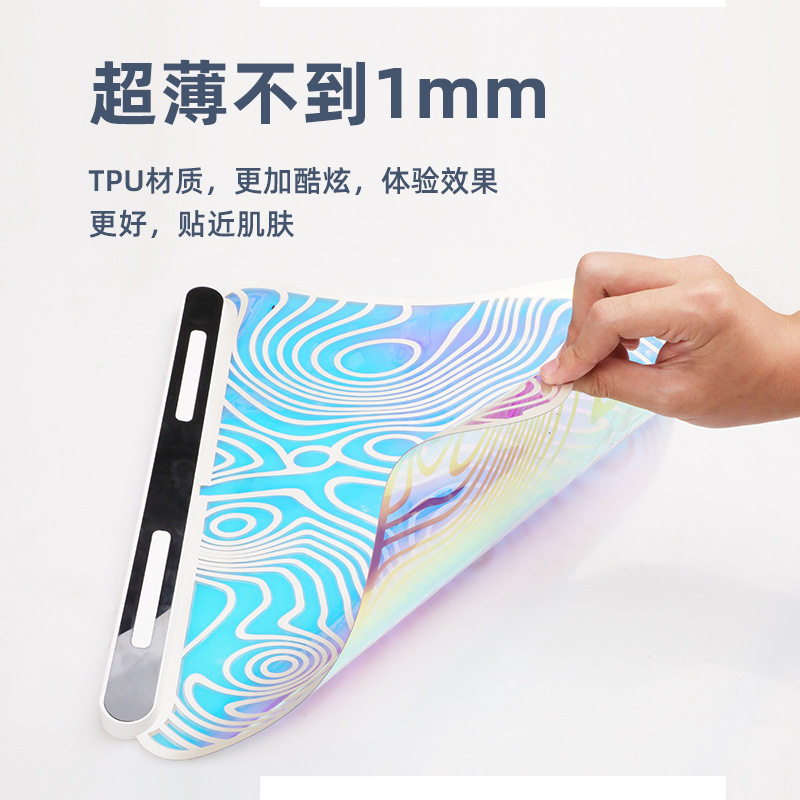 跨境EMS脚底按摩足疗机美腿足疗垫微电流刺激仪炫彩足底按摩脚垫