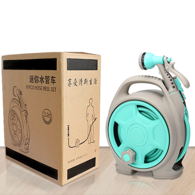 汽车洗车水枪套装家用浇花便携式收纳水管车高压水枪车载清洁工具