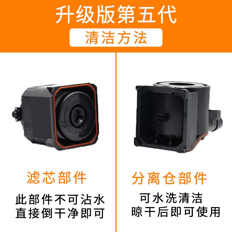 莱盛升级版吸尘器 新款五代 尘气分离旋风式微尘水洗滤芯 打印机