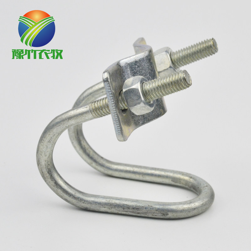 管卡U型卡限位定位栏水管固定夹母猪产床配件猪饮水器设备钢管卡