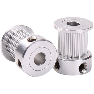 8mm双头GT2同步皮带轮 10mm内孔5 3D打印机2GT同步轮16 20齿带宽6