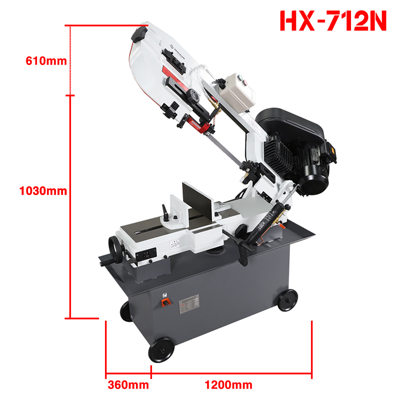 金属切割机钢材细木工微型带锯机多功能小型锯床切管机转角切角机