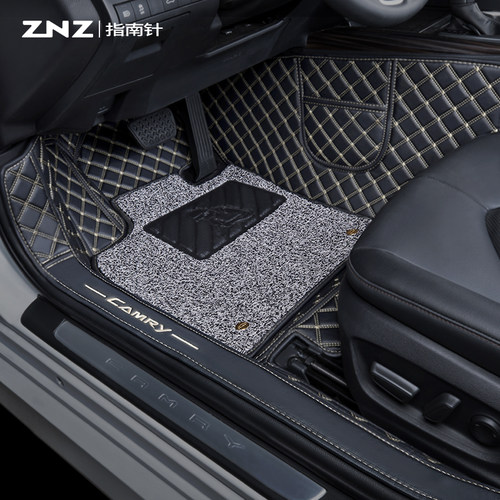 适用丰田第八代凯美瑞脚垫06-21款2020丝圈8六代七汽车专用全包围