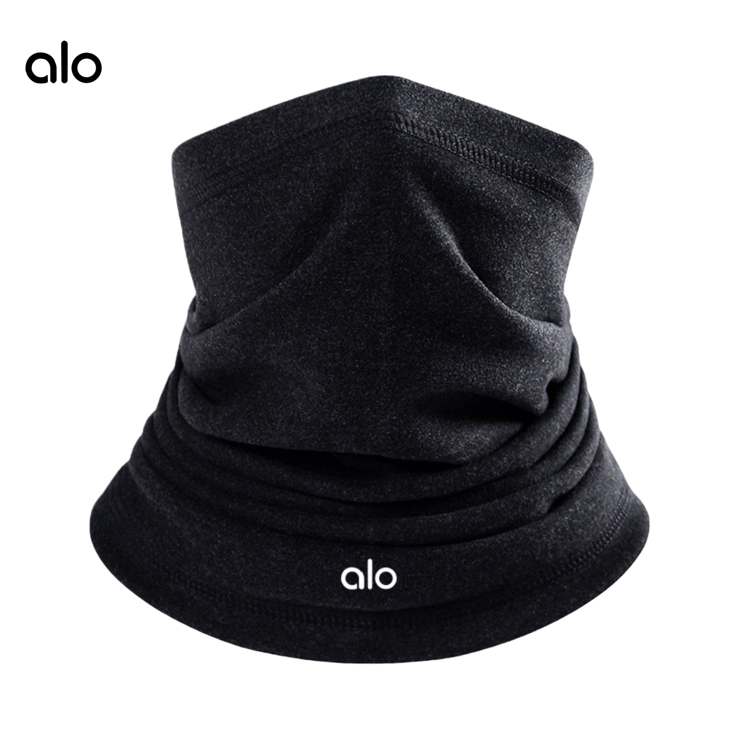 冬季保暖围脖男女摇粒绒滑雪面罩