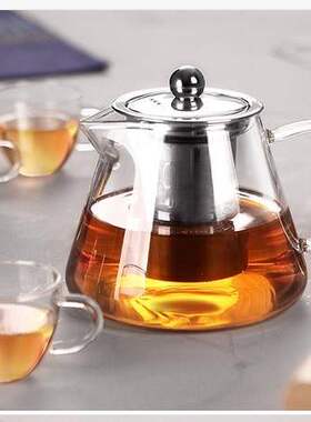功夫茶玻璃茶壶glass pot tea set kettle coffee teapot teaset