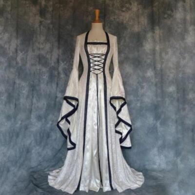 万圣节礼服中世纪文艺覆古连衣裙女Restores ancient ways dress