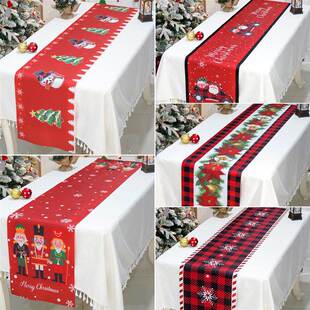 Christmas Table Runner Christmas Decoration For Home Tablecl