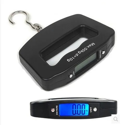 50kg LCD Handheld Luggage Balance Scale Weight Travel Suitc