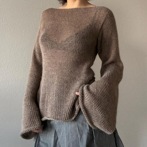 Y2KBackSweatersWomen
