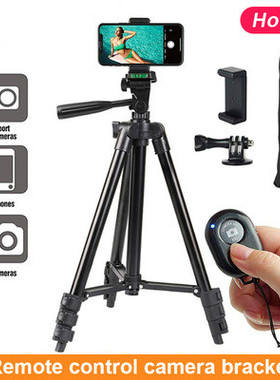 Tripod stand for Phone camera Holder mount Bluetooth remote