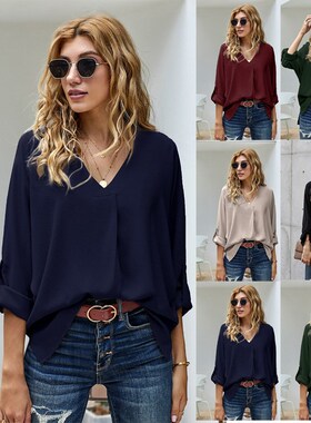 M-4XL Plus size Blouse Women Casual Top Loose ladies Shirts