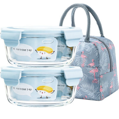 microwave oven lunch box glass box food storage container