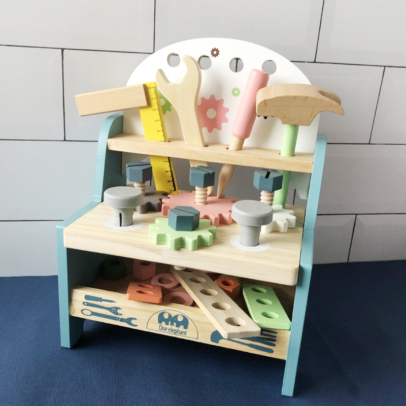 蒙氏智力工具台拧螺丝钉早教精选