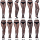 Sexy Weave Fishnet Womens Tights Jacquard Seamless Pantyhose