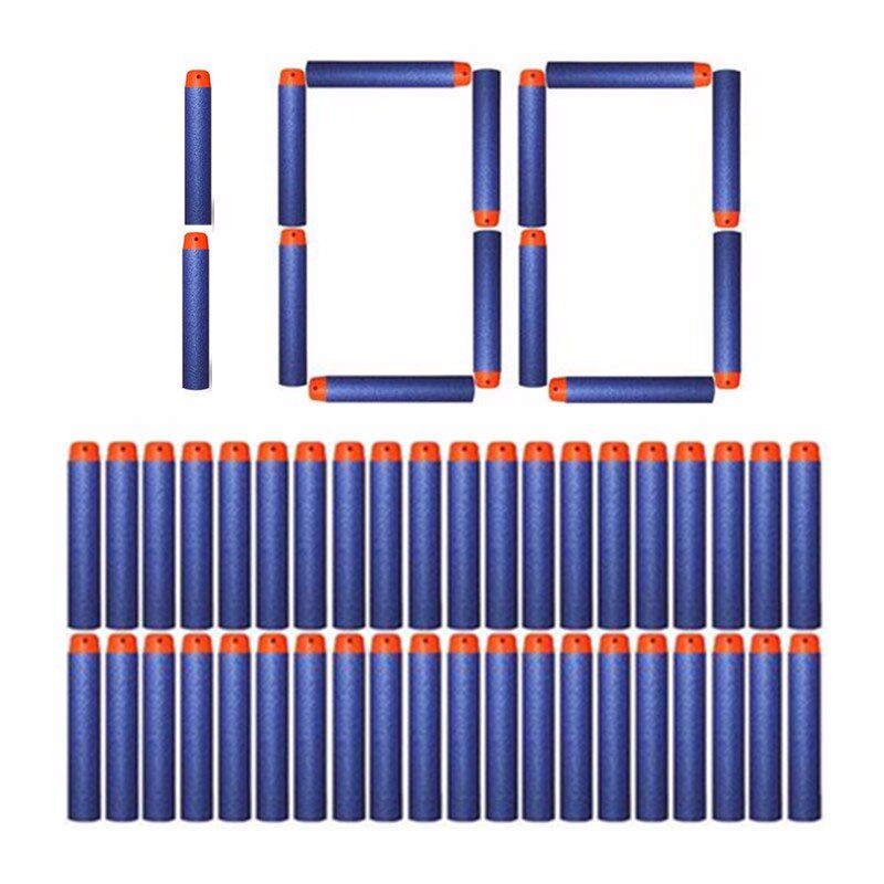 100Pcs Soft Toy Gun EVA Bullets 7.2cm Refill Darts For Nerf