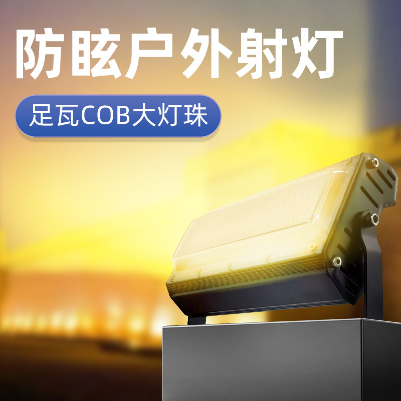 黄光户外防水射灯照树灯洗墙灯景观灯防水庭院彩光防眩足瓦投光灯