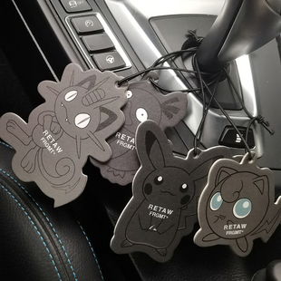 Fragment 藤原浩宝可梦皮卡丘胖丁可达鸭香片RETAW车载香片香薰