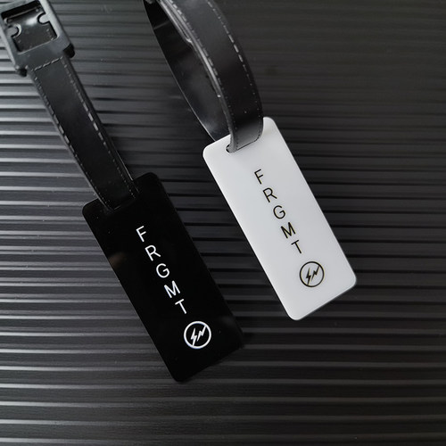 Fragment藤原浩Various key tags联名字母潮流登机牌行李箱牌配件