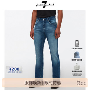 Mankind男装 All 中腰牛仔裤 复古水洗舒适弹力修身 SLIM 长裤 For