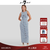 连衣裙时尚 Mankind超好看牛仔连衣裙女夏新款 气质法式 For All