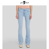 For 浅蓝色水洗微喇牛仔裤 All 修身 BOOTCUT Mankind女春夏新品