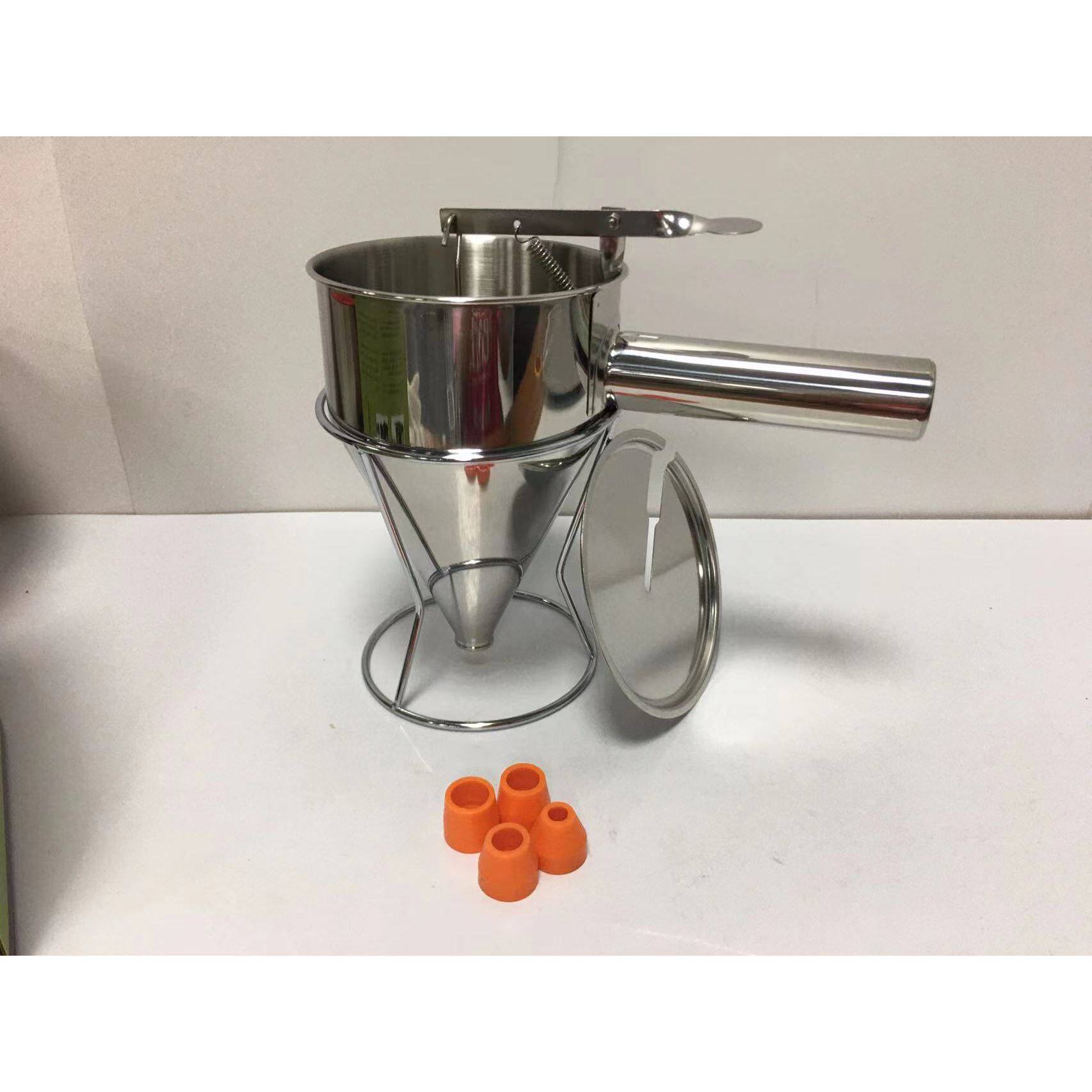 不锈钢锥形漏斗源头工厂小丸子奶油漏斗分配器漏斗大小号funnel