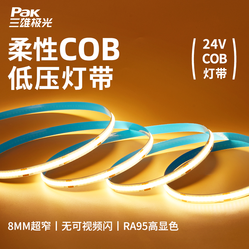 三雄极光PAK低压24V自粘三色灯带