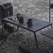 户外厨房工作台露营IGT桌子便携式 野餐桌铝合金可折叠烧烤桌移动