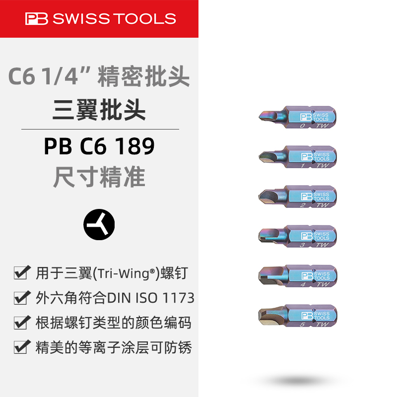 PBC6.189三翼异型短款精密批头