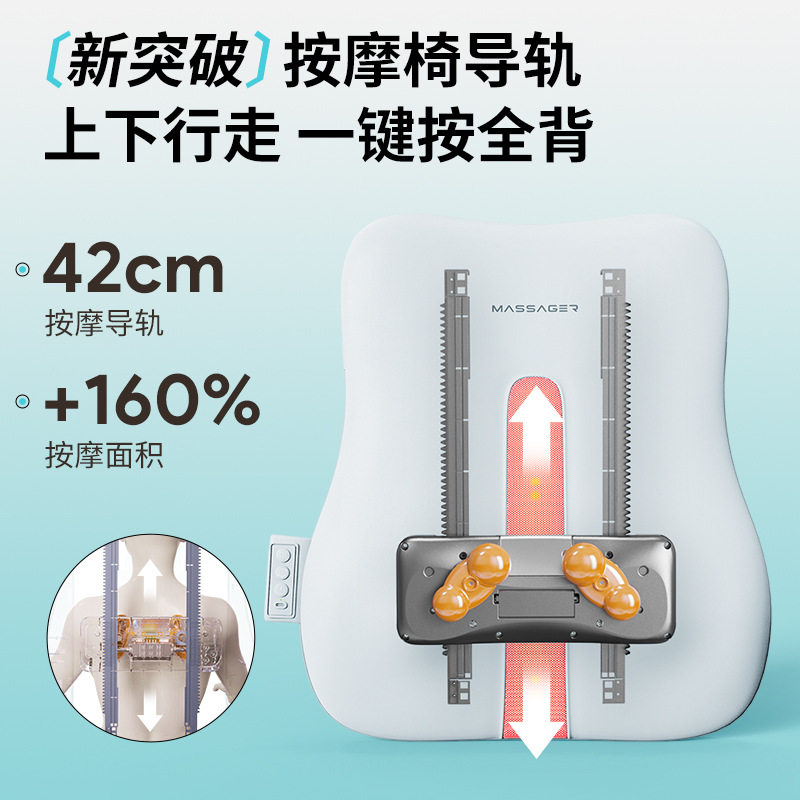 背靠垫自动揉捏车载按摩靠垫