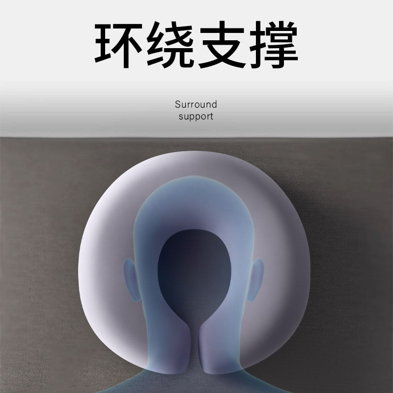 美容院趴枕美容床专用枕头推拿按摩床U型枕趴趴枕记忆棉面部脸垫