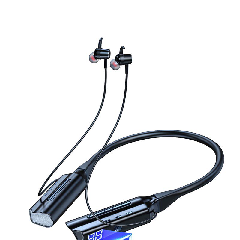 2022高配新款蓝牙耳机颈挂脖式电池耐用大电量超长待机降噪高续航