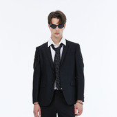 DAVID 高级感暗印提花商务西服外套上衣 春夏新款 NAMAN 绵羊毛