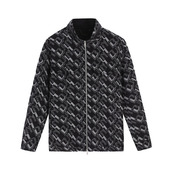 NAMAN 满印老钱风时尚 羊毛 DAVID 冬季 新款 翻领短款 毛呢大衣男