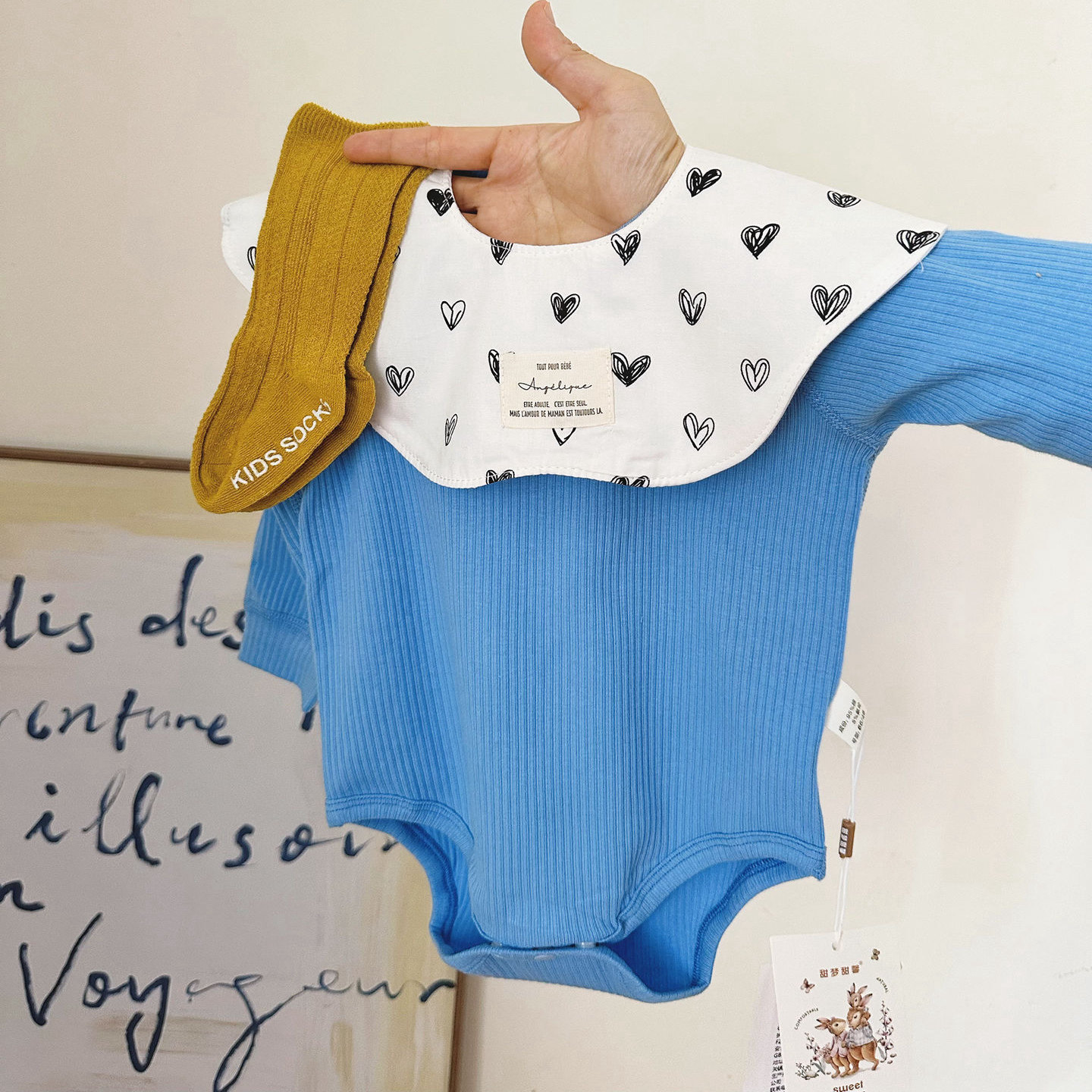 婴儿包屁衣秋季长袖宝宝衣服a类棉哈衣新生儿无骨三角爬服外出服