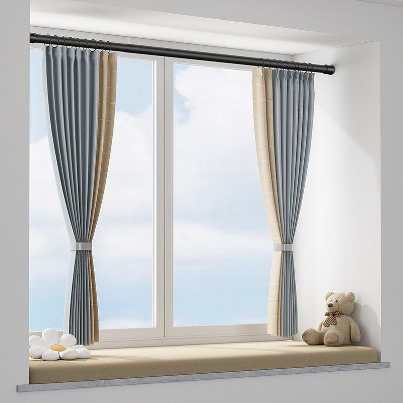 免打孔伸缩阳台晾衣杆窗帘杆衣柜撑杆卫生间挂浴帘杆子收伸缩杆子,居家布艺,窗帘杆/罗马杆,淘宝优惠券,粉丝福利购,淘宝优惠卷