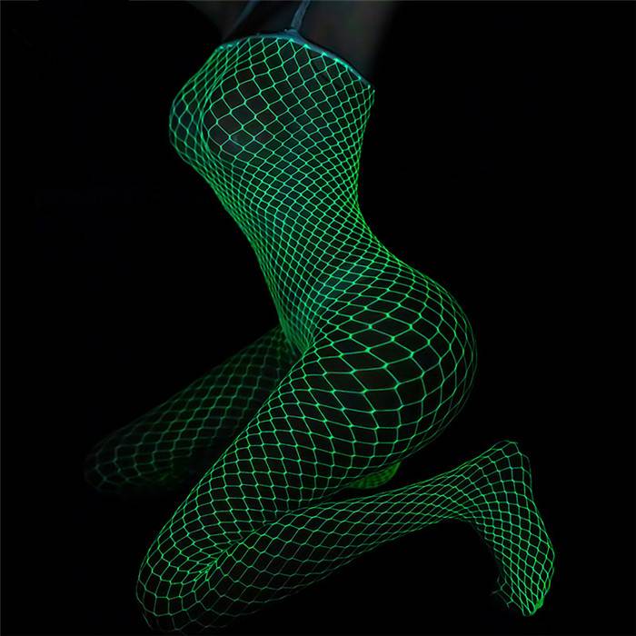 欧美性感夜光吊带连体网衣连裤丝袜 sexy erotic body stockings
