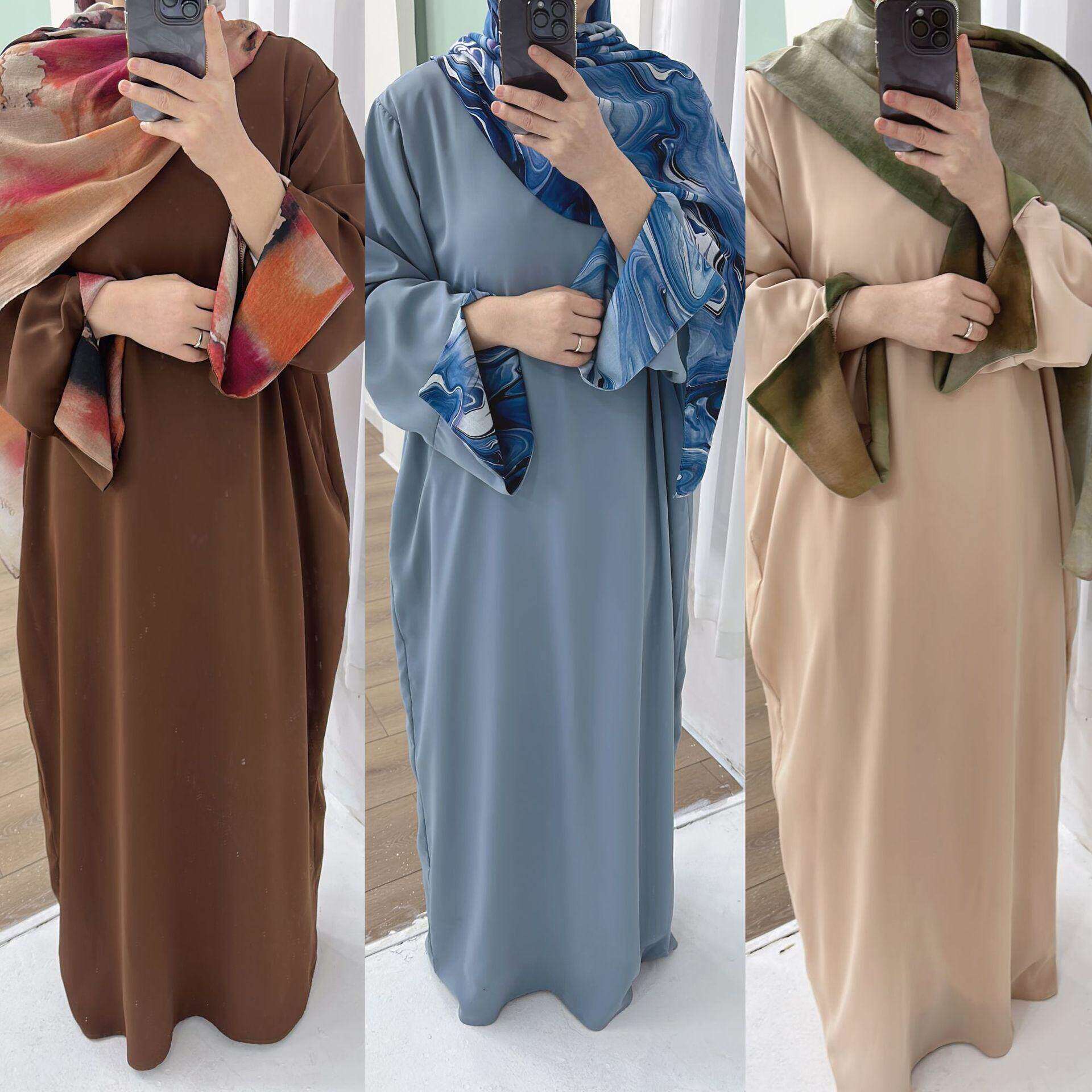 Dubai Arab Women Robe Long dresses阿拉伯中东迪拜旅游洋装女