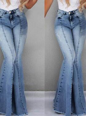 jeans women trousers 2022 Fashion elastic ladies pants 女裤