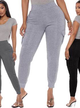 2021 Fashion women trousers high waist pencil ladies pants女