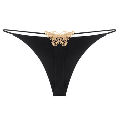 Women Underwear Sexy Hollow Out G-String Thongs Butterfly